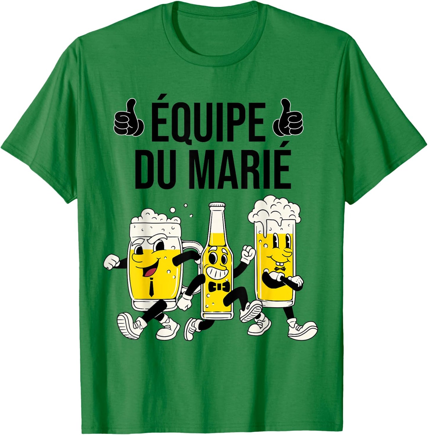 Team Groom Funeral Stag Life EVG Humor , white, S T-Shirt - T-Shirt | Irish Green