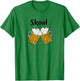Viking Skoal Drinking Toast Cheers Salute T-Shirt - T-Shirt | Irish Green