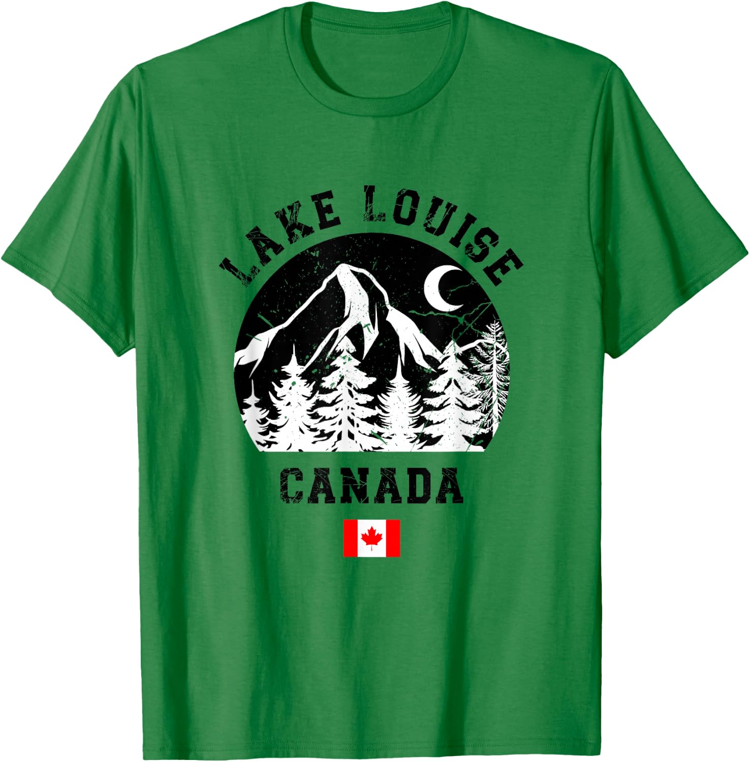 Lake Louise Canada Ski Resort Alberta Canadian T-Shirt - T-Shirt | Irish Green