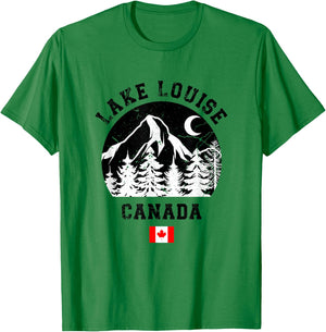 Lake Louise Canada Ski Resort Alberta Canadian T-Shirt - T-Shirt | Irish Green