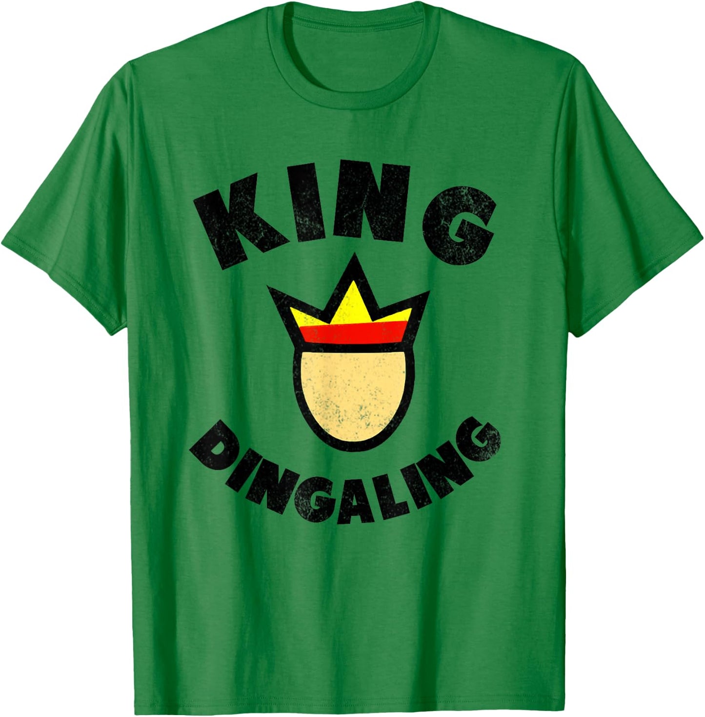 King Ding-A-Ling funny adult humor T-Shirt - T-Shirt | Irish Green
