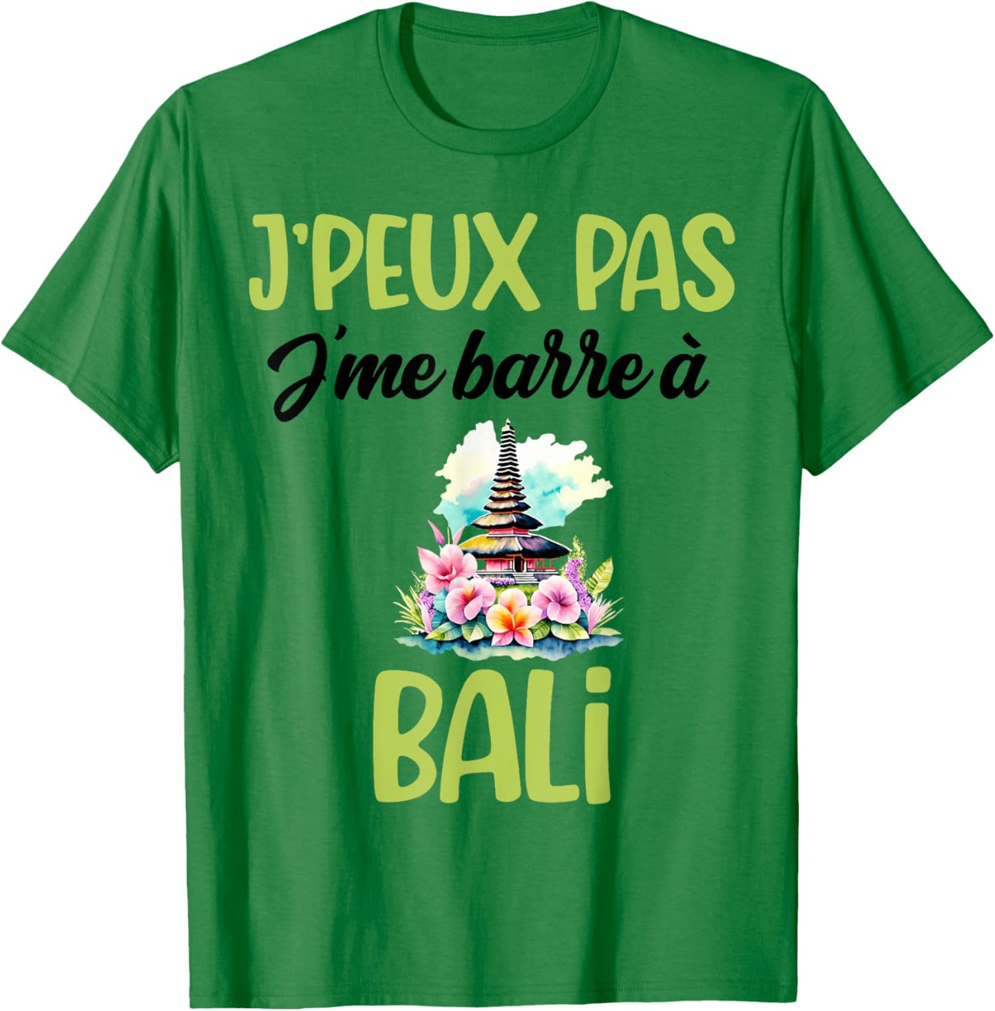 I can not I bar in Bali gift travel indonesia T-Shirt - T-Shirt | Irish Green