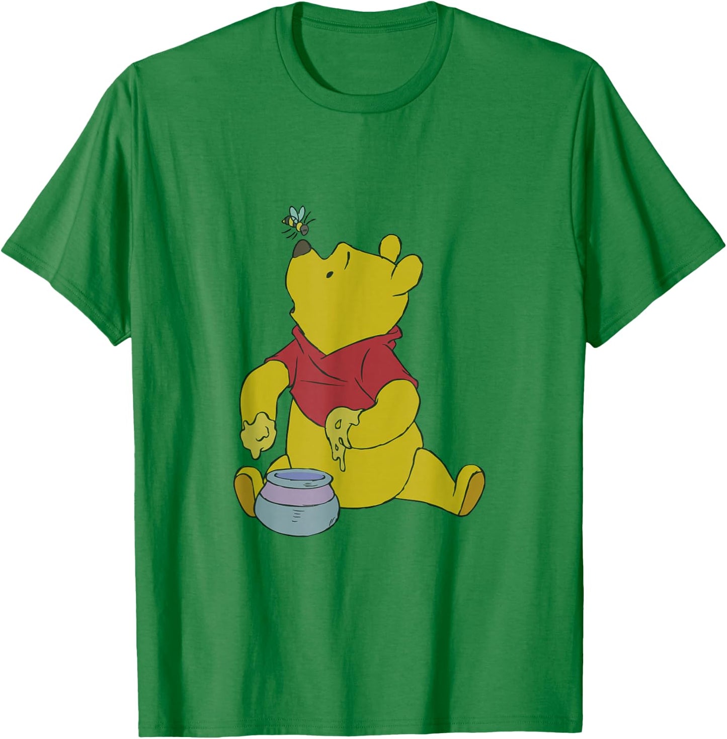 Disney Winnie The Pooh Honey Meeting Mrs. Bee Cute Logo T-Shirt - T-Shirt | Irish Green