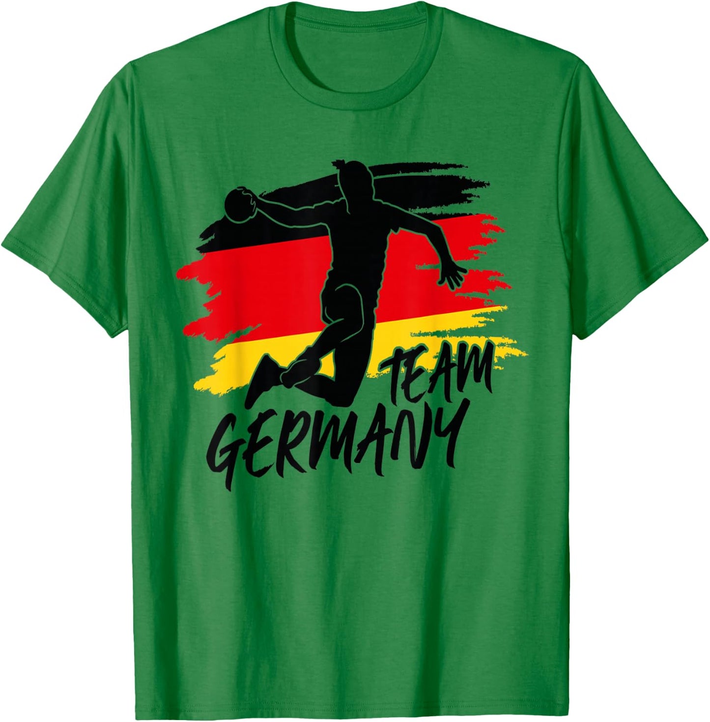 Deutschland Handball Team Flagge Ball , White T-Shirt - T-Shirt | Irish Green
