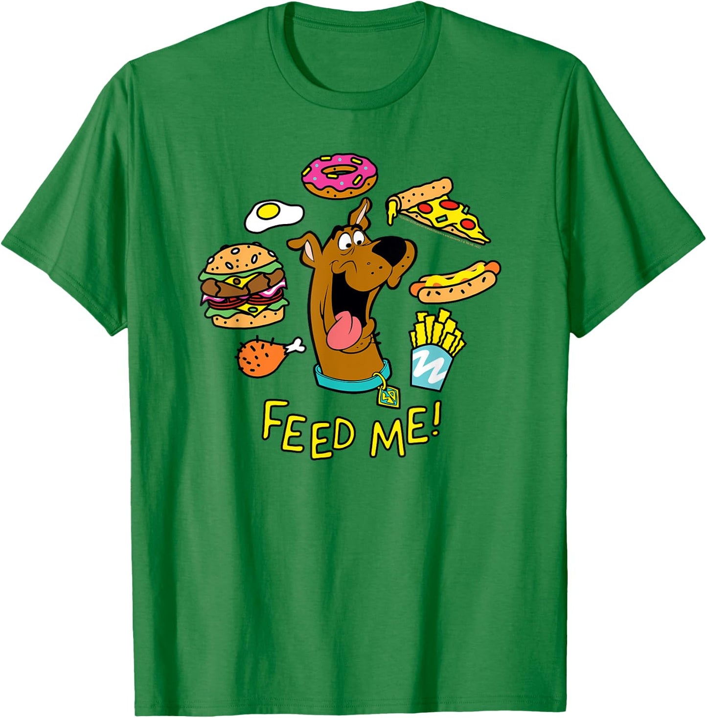 Scooby Doo Feed Me T-Shirt - T-Shirt | Irish Green