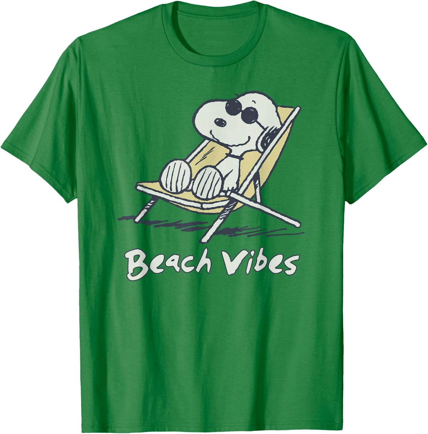 Peanuts Snoopy Beach Vibes for the whole family! T-Shirt - T-Shirt | Irish Green