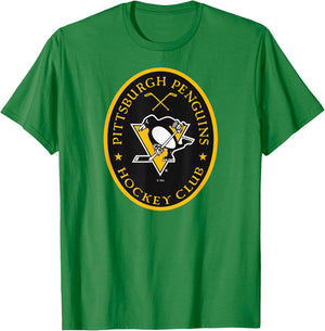 Pittsburgh Penguins Iconic Officially Licensed T-Shirt - T-Shirt | Irish Green