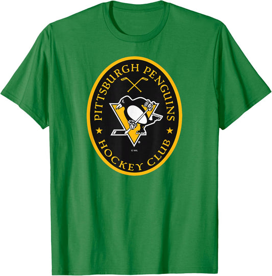 Pittsburgh Penguins Iconic Officially Licensed T-Shirt - T-Shirt | Irish Green