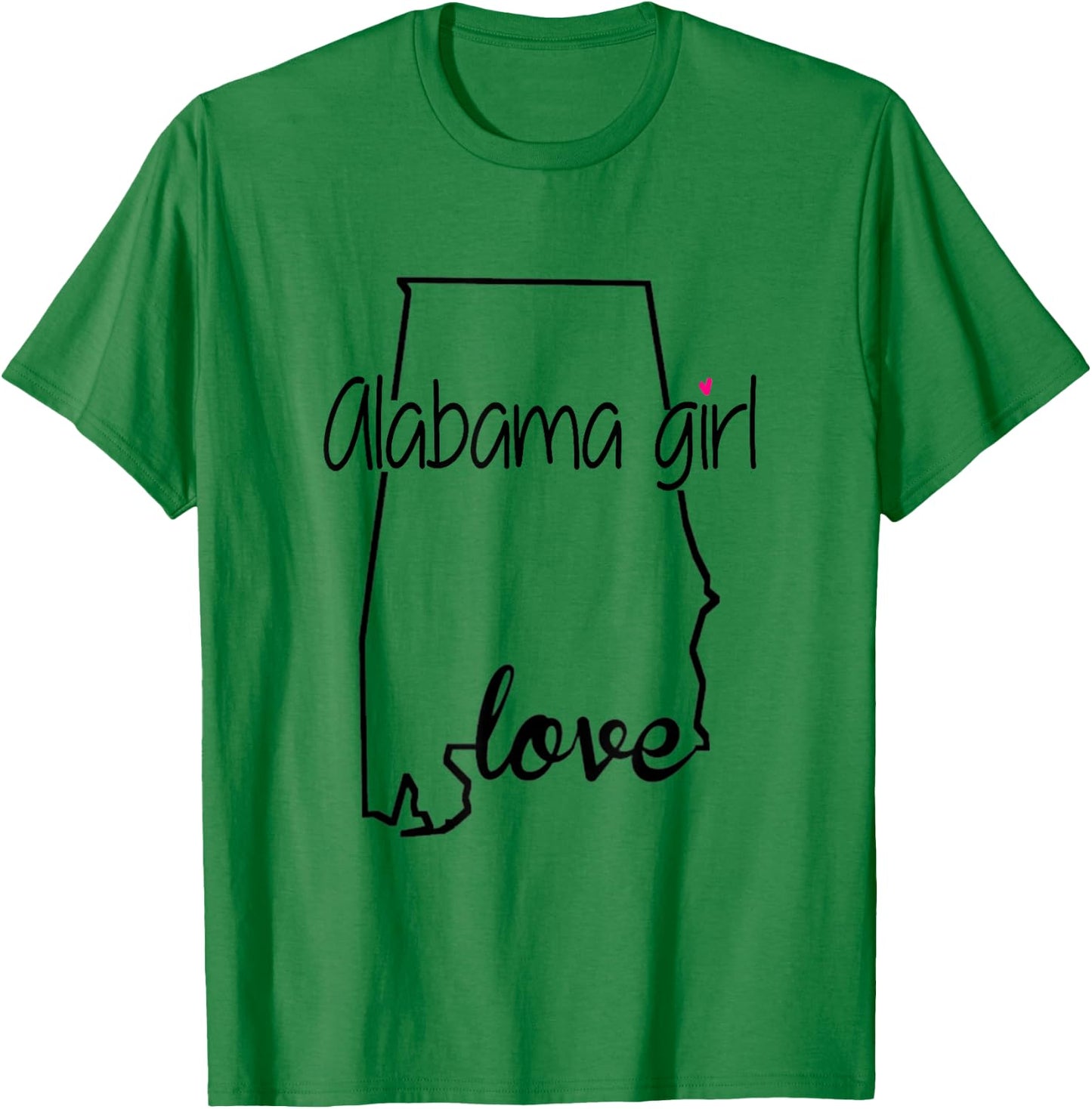 PREMIUM ALABAMA Girl Home State Yellowhammer State T-Shirt - T-Shirt | Irish Green