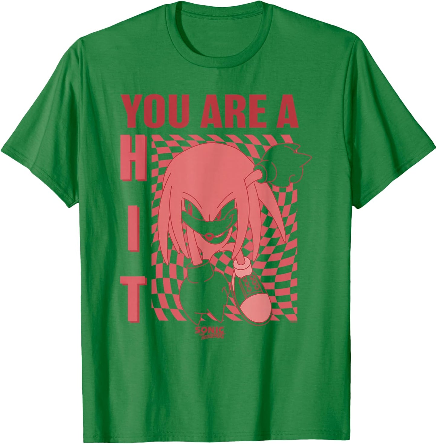 Sonic The Hedgehog Father's Day Knuckles You Are A Hit T-Shirt - T-Shirt | Irish Green