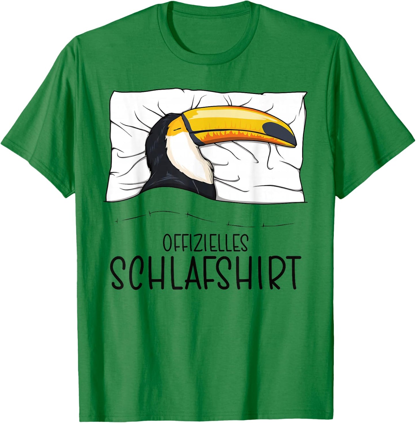 Offizielles Schlafshirt Tukan, Schlafanzug Tukan T-Shirt - T-Shirt | Irish Green