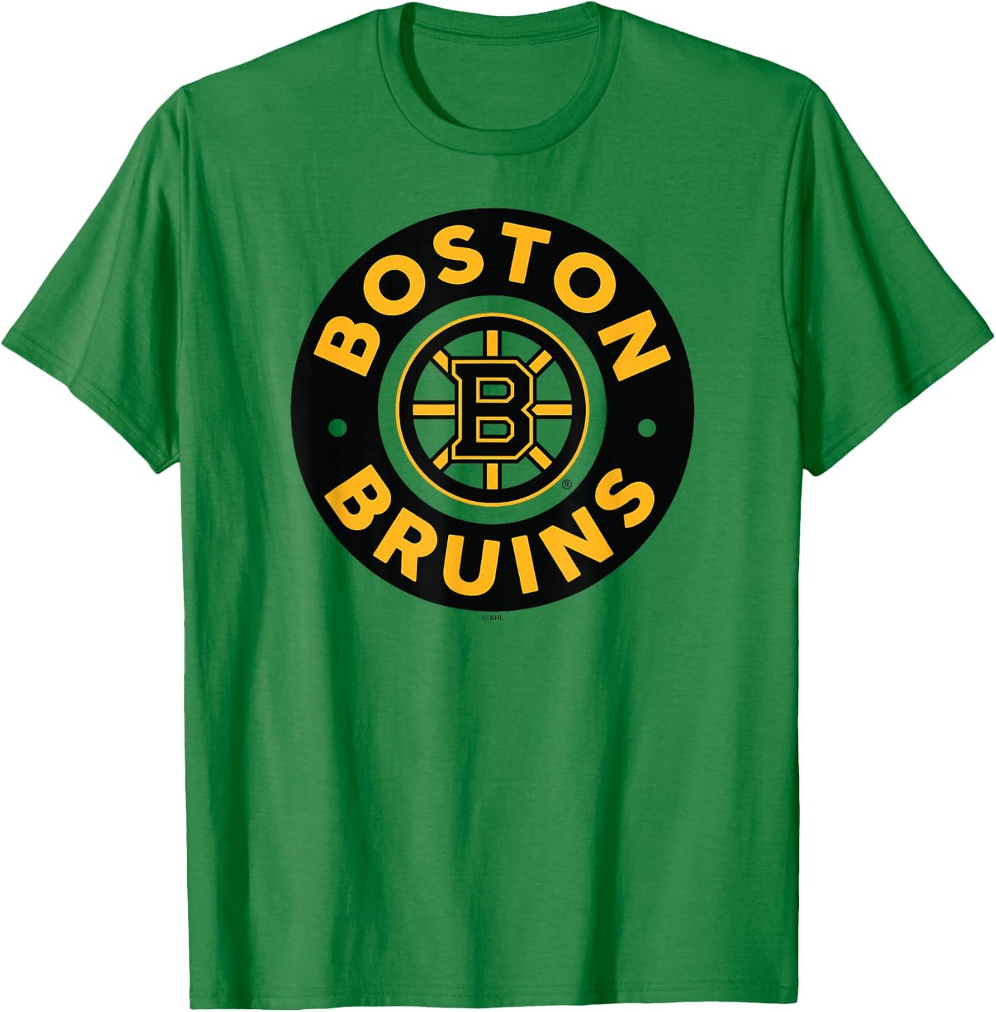 Boston Bruins Symbol White Officially Licensed T-Shirt - T-Shirt | Irish Green