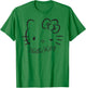 SANRIO Hello Kitty Winking , Women's Casual Classic Cartoon Letter Print , Grey, Small T-Shirt - T-Shirt | Irish Green