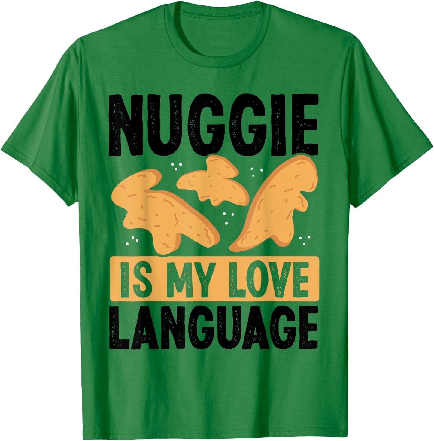Dino Nuggets Dino Nugget Lover Keychain Chicken Nugget T-Shirt - T-Shirt | Irish Green