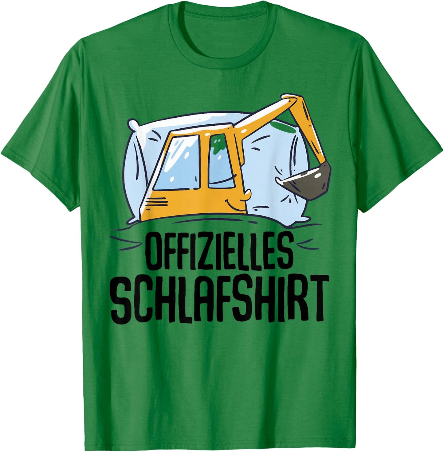 Bagger Offizielles Schlafshirt Schlafanzug Nachthemd Bagger T-Shirt - T-Shirt | Irish Green