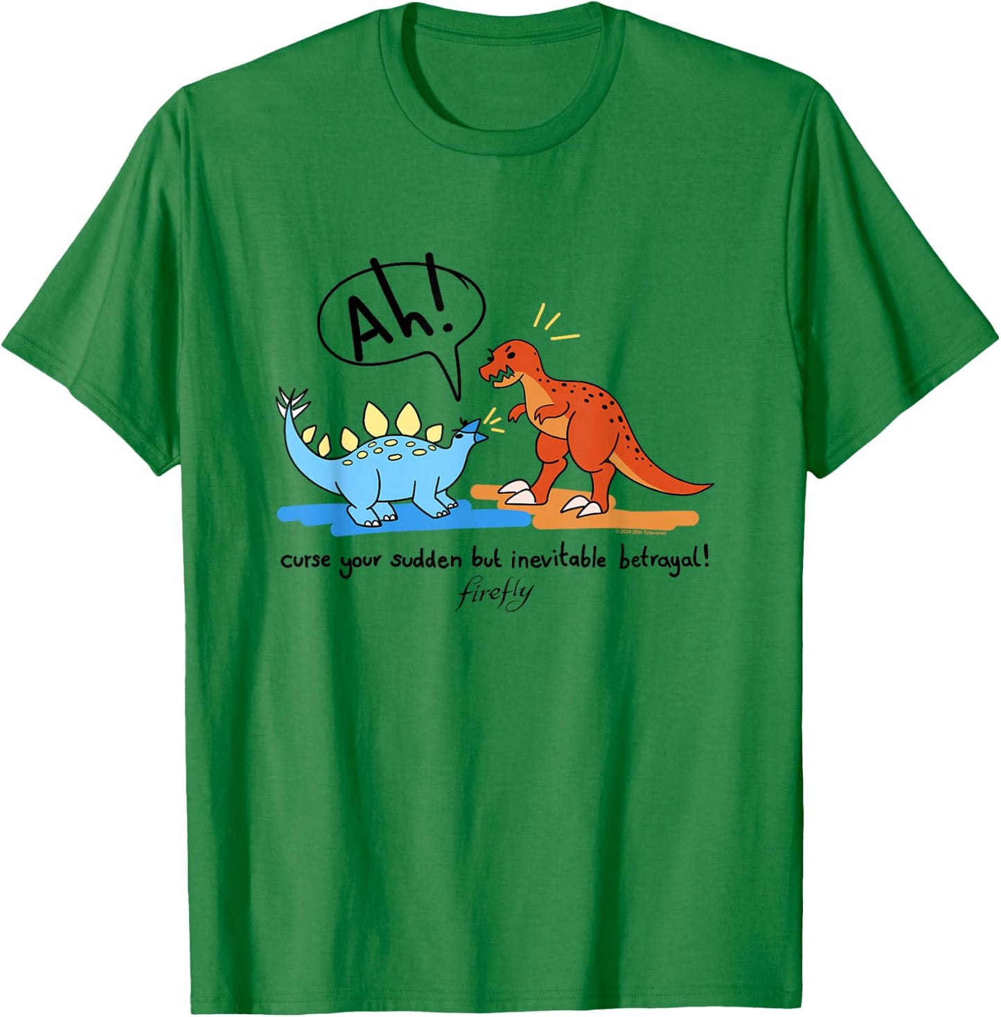 Firefly Curse Your Sudden But Inevitable Betrayal! Big Logo T-Shirt - T-Shirt | Irish Green