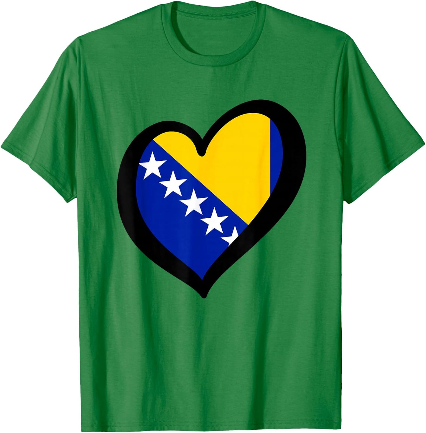 Bosnien Flagge Bosnische Farben Sarajevo Frauen Männer BIH T-Shirt - T-Shirt | Irish Green