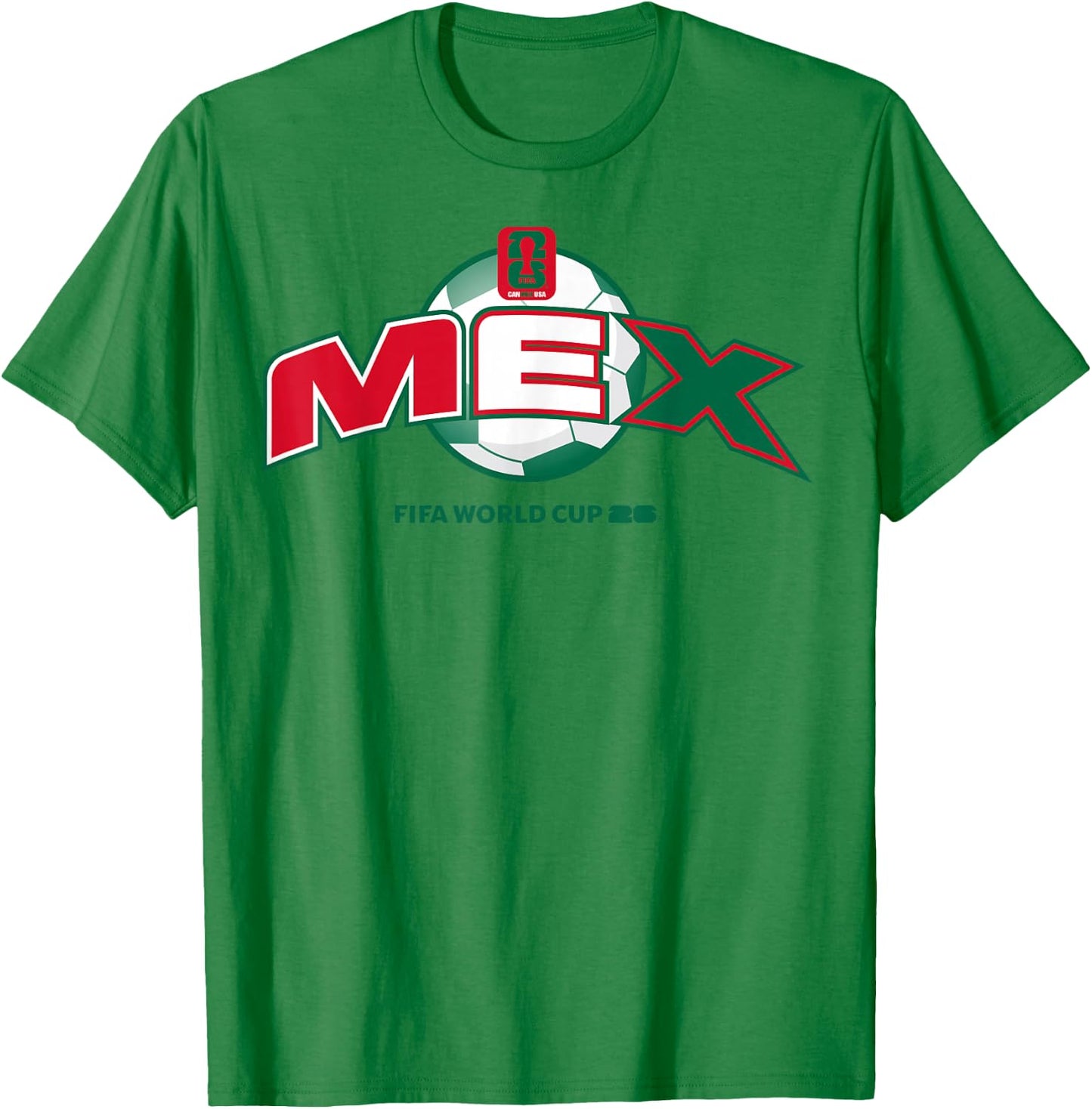Ballon TC de la Coupe du Monde de la FIFA 26 Mexique T-Shirt - T-Shirt | Irish Green