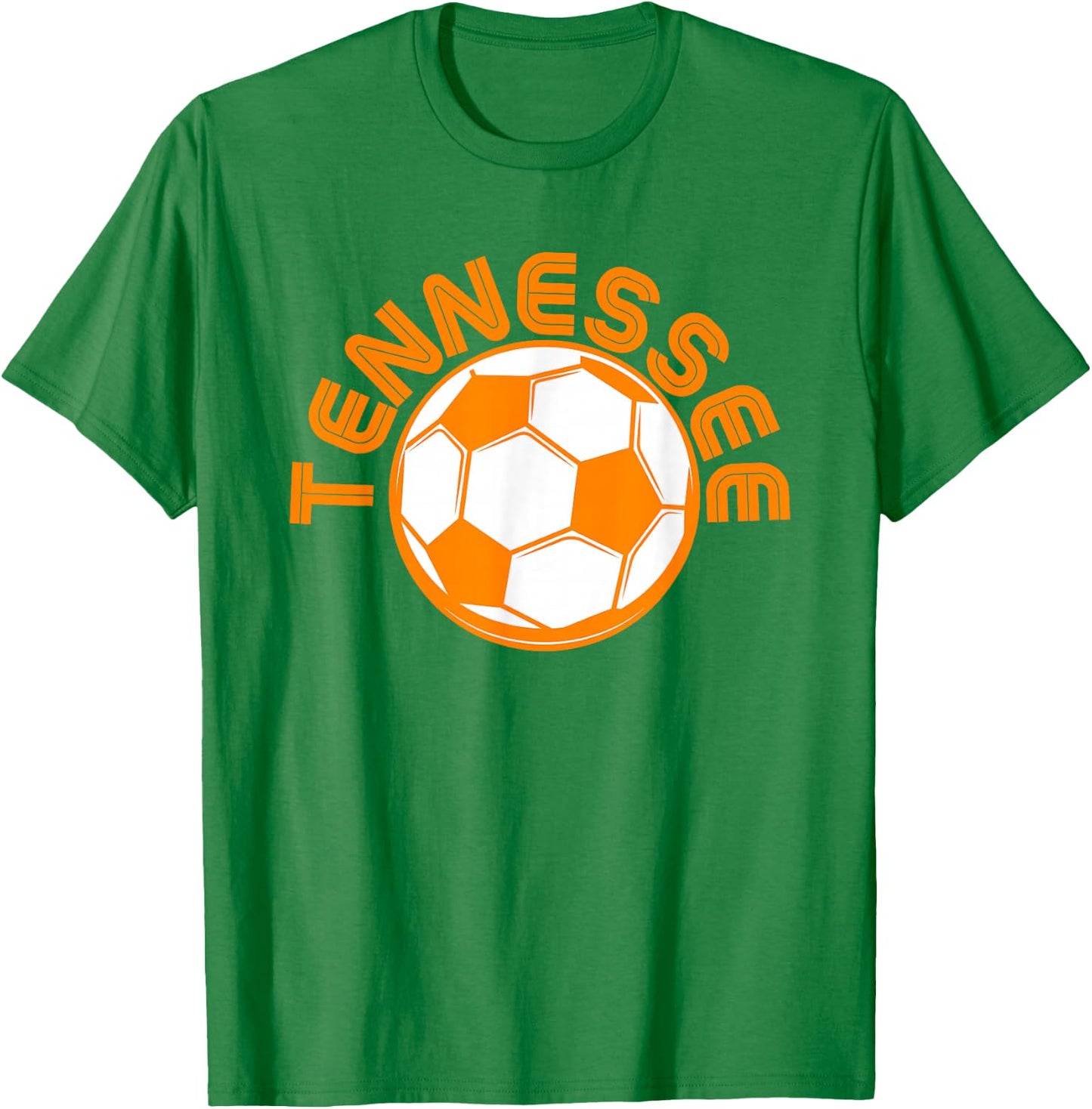 Retro Tennessee TN Orange Vintage Soccer T-Shirt - T-Shirt | Irish Green
