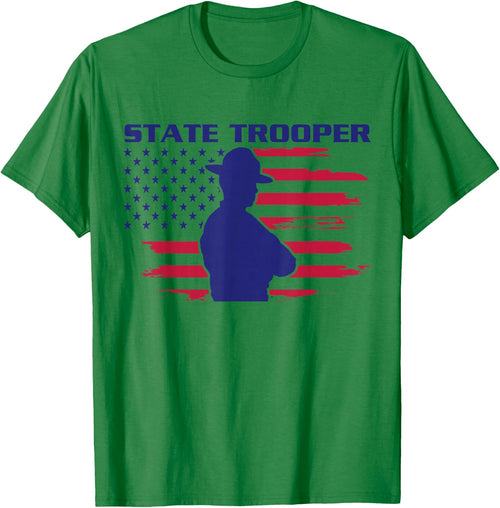 State Trooper American Flag, Highway Trooper, State Trooper