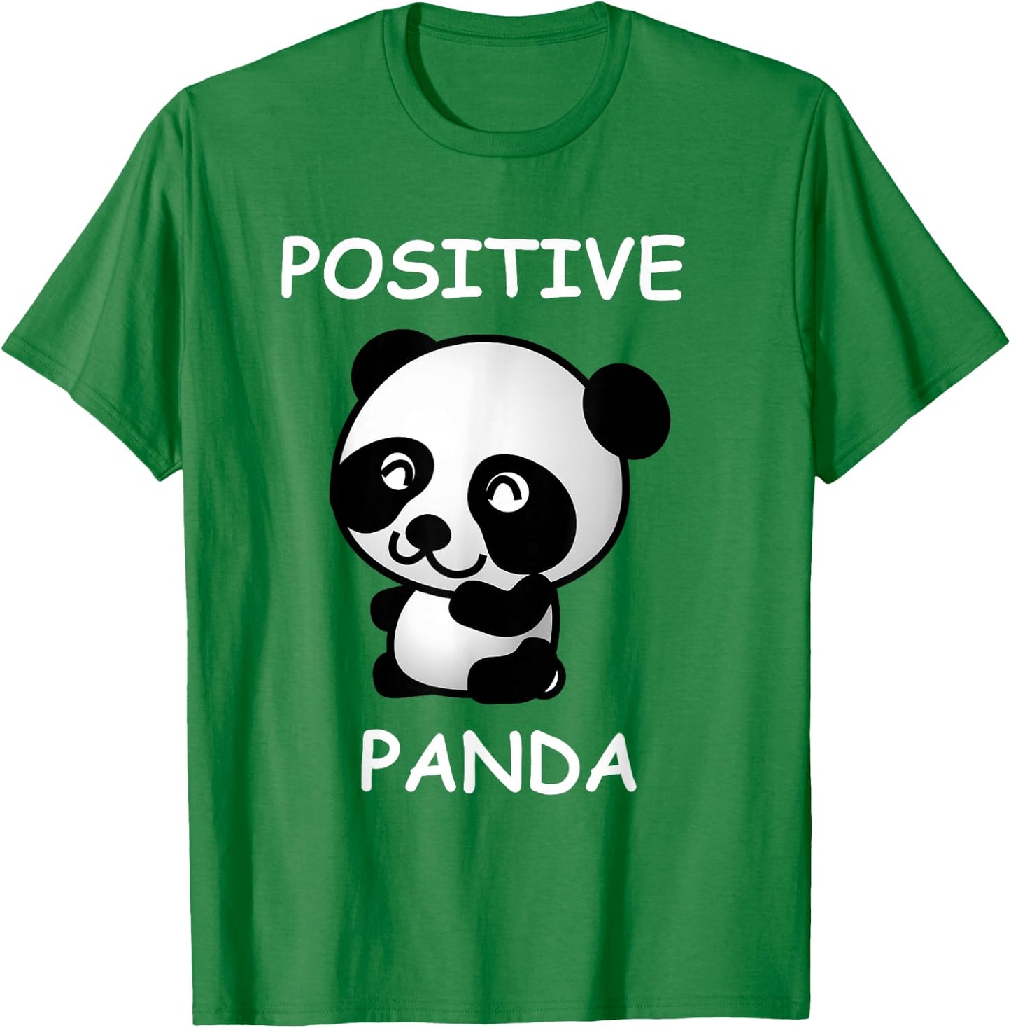 Cute Panda Bear for Positive Kids T-Shirt - T-Shirt | Irish Green