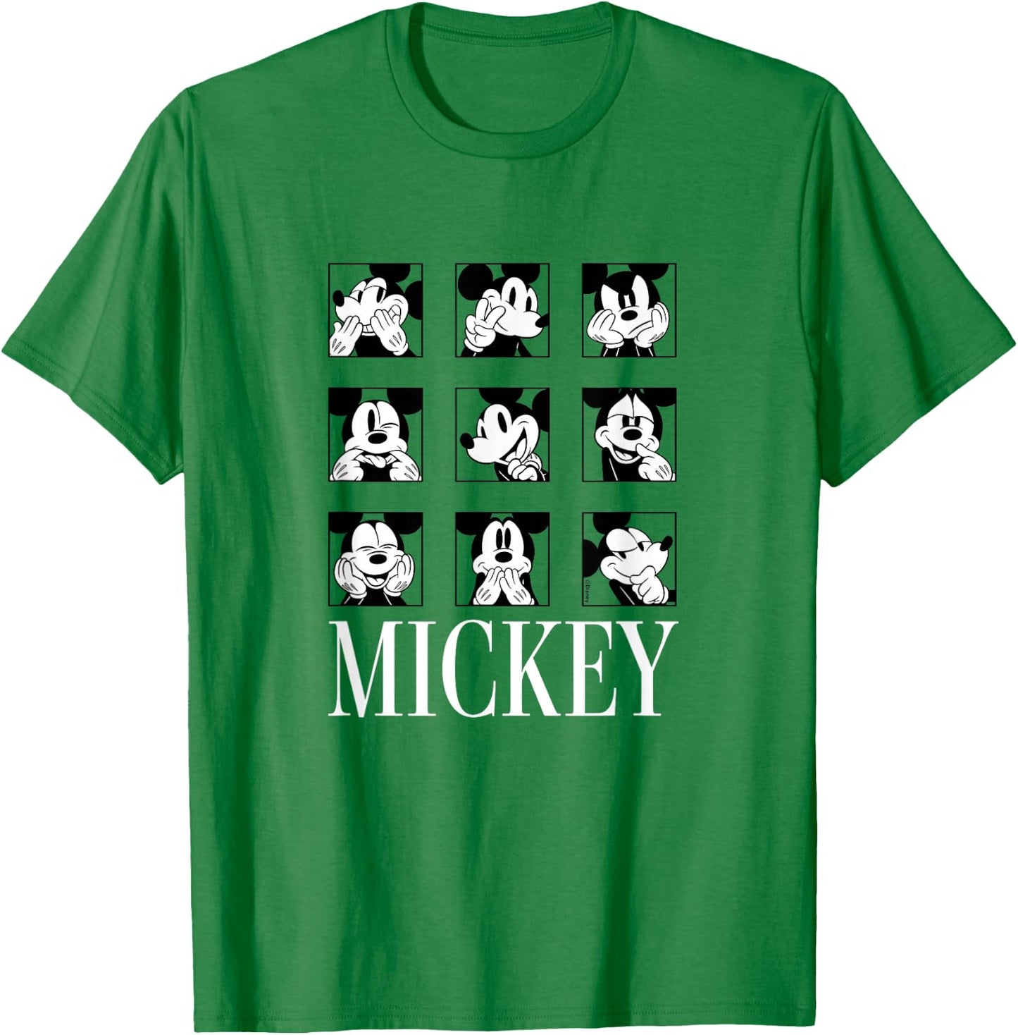 Mickey Mouse - Mickey Expression T-Shirt - T-Shirt | Irish Green