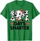 100 Days Of School Dalmatian Dog Boy Kid 100th Day Of School T-Shirt - T-Shirt | Irish Green