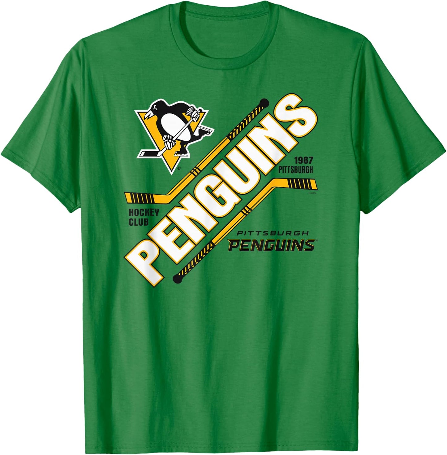 Pittsburgh Penguins Force Gray Officially Licensed T-Shirt - T-Shirt | Irish Green