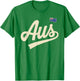 Australia Vintage Script Fan T-Shirt - T-Shirt | Irish Green