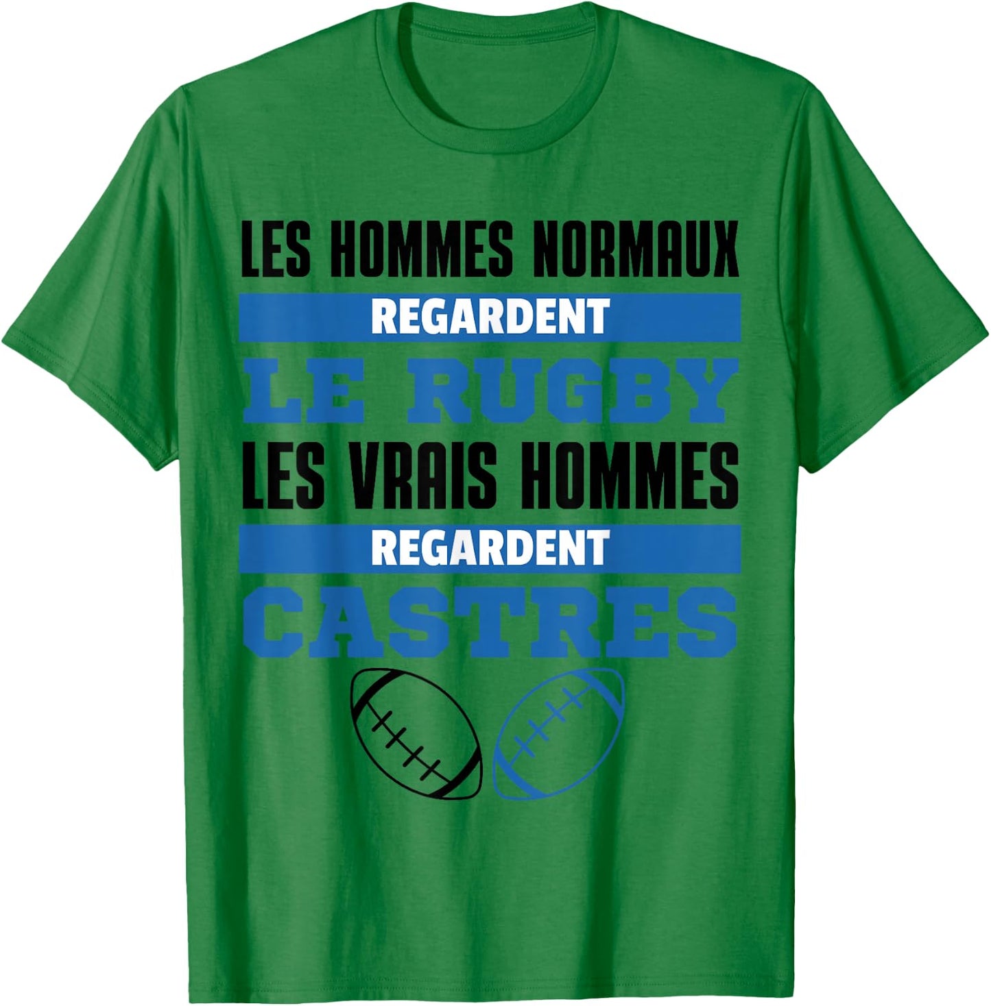 Supporter Rugby Castres Gift Humour , white, S T-Shirt - T-Shirt | Irish Green