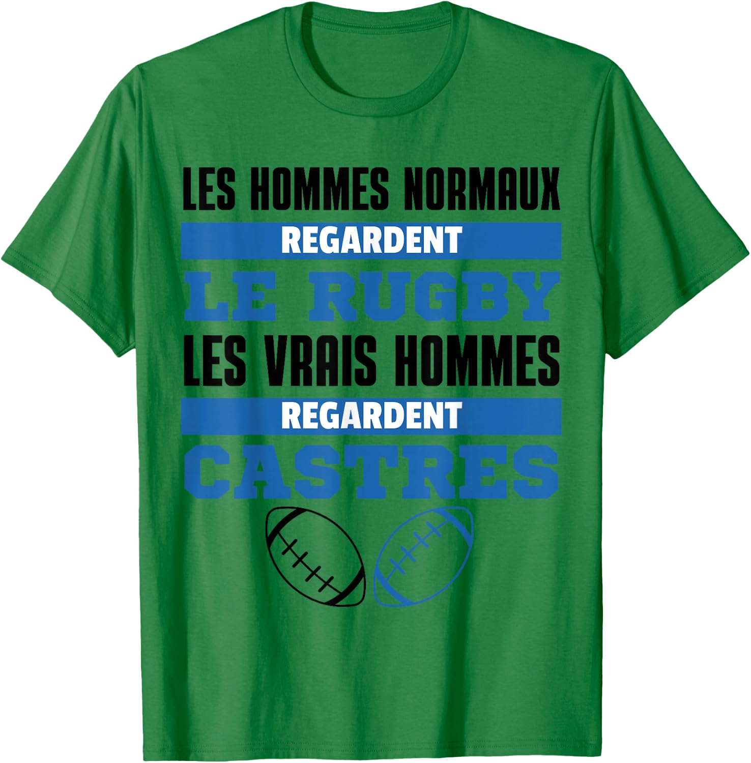 Supporter Rugby Castres Gift Humour , white, S T-Shirt - T-Shirt | Irish Green