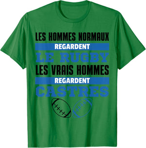Supporter Rugby Castres Gift Humour , white, S T-Shirt - T-Shirt | Irish Green