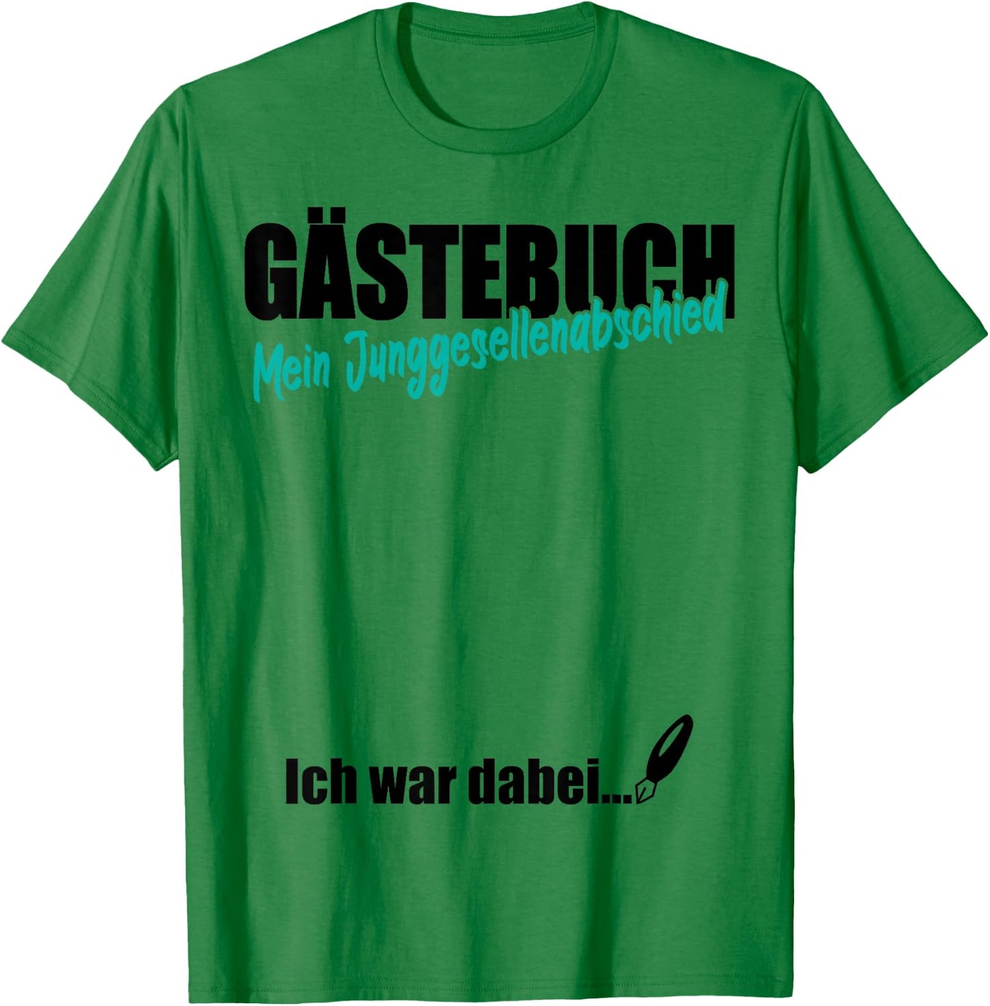 Hen Night JGA Party Guest Book Signature T-Shirt - T-Shirt | Irish Green