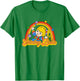 Rainbow Brite Shining Brite Girl Vintage Big Chest Logo T-Shirt - T-Shirt | Irish Green