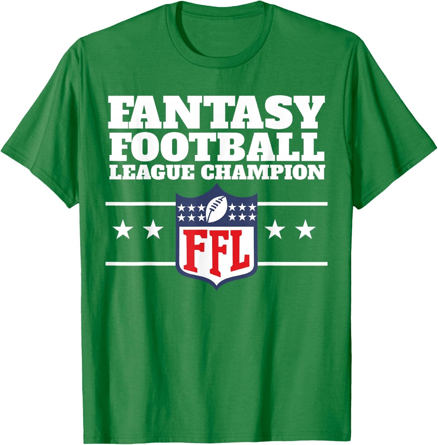 Fantasy Football League Champion Small T-Shirt - T-Shirt | Irish Green