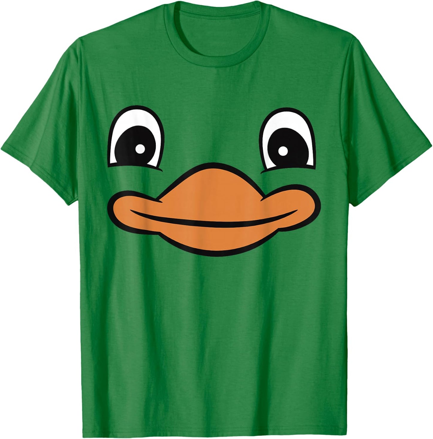 Duck Face Cute Yellow Rubber Duck T-Shirt - T-Shirt | Irish Green