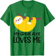 Gift Niece Nephew | Cute Sloth My Great Aunt Loves Me T-Shirt - T-Shirt | Irish Green