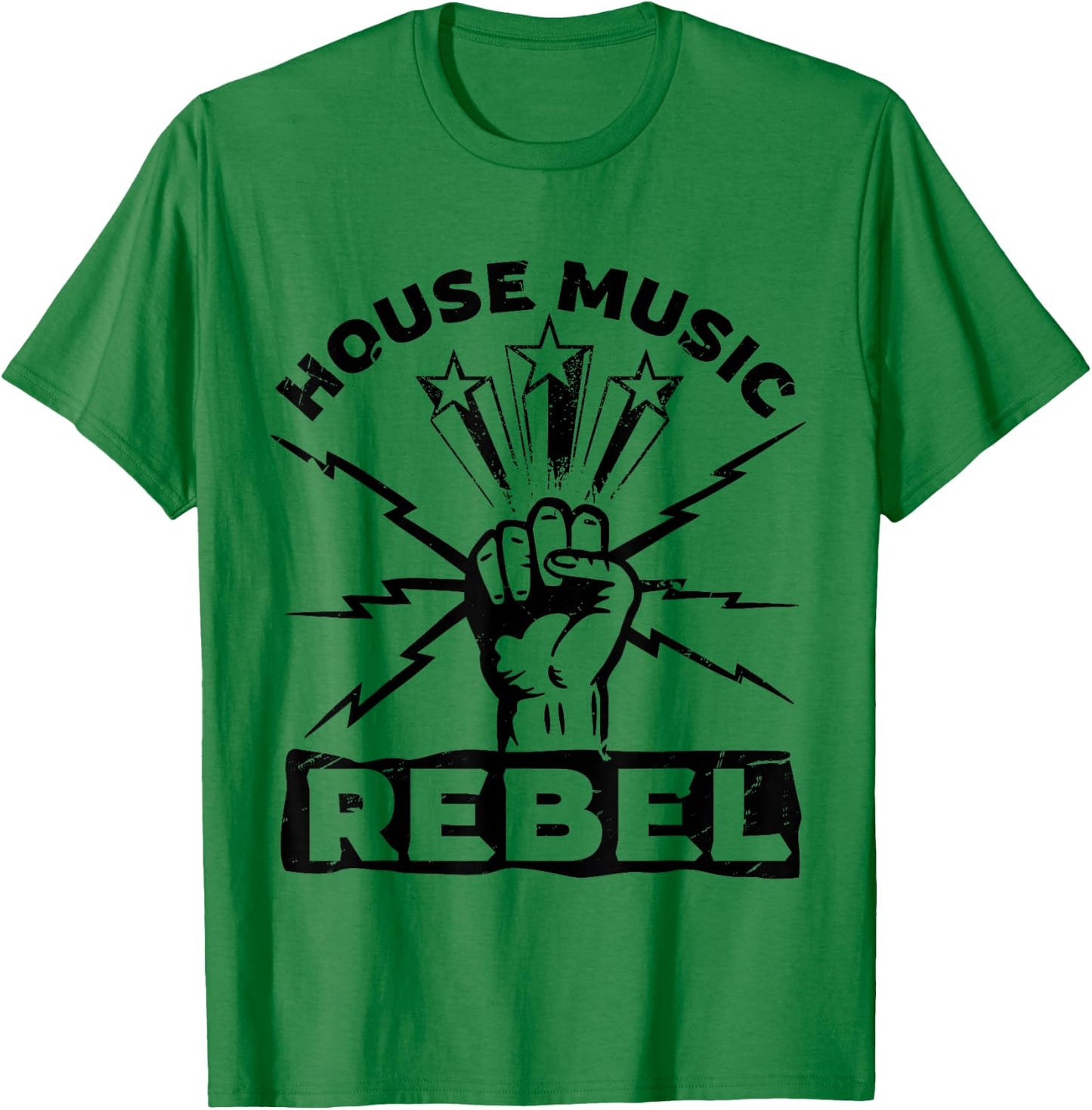 House Rebel Gear for House Musician | House Music T-Shirt - T-Shirt | Irish Green