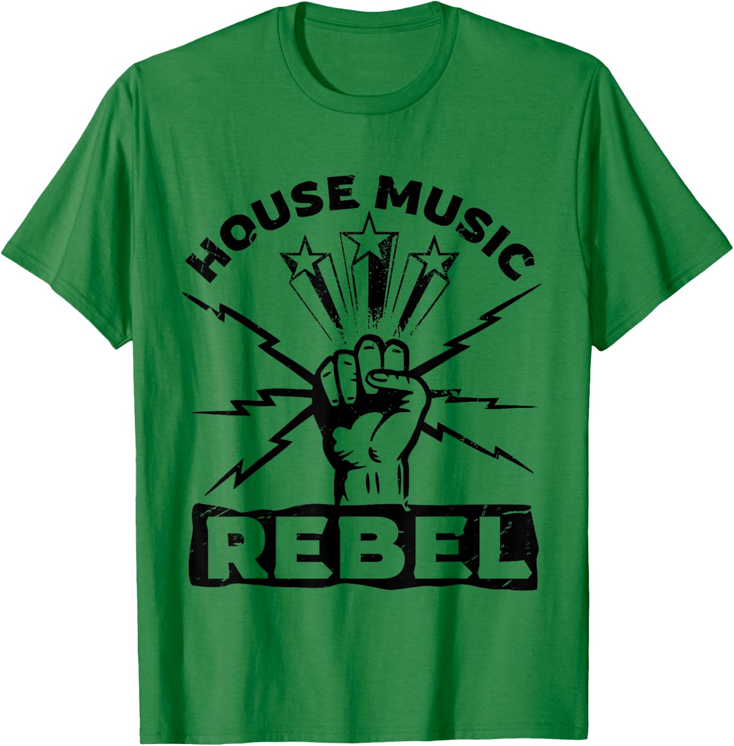 House Rebel Gear for House Musician | House Music T-Shirt - T-Shirt | Irish Green
