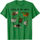 Kids Youth Boys Sloth Animal Design Themed - Types of Sloths T-Shirt - T-Shirt | Irish Green
