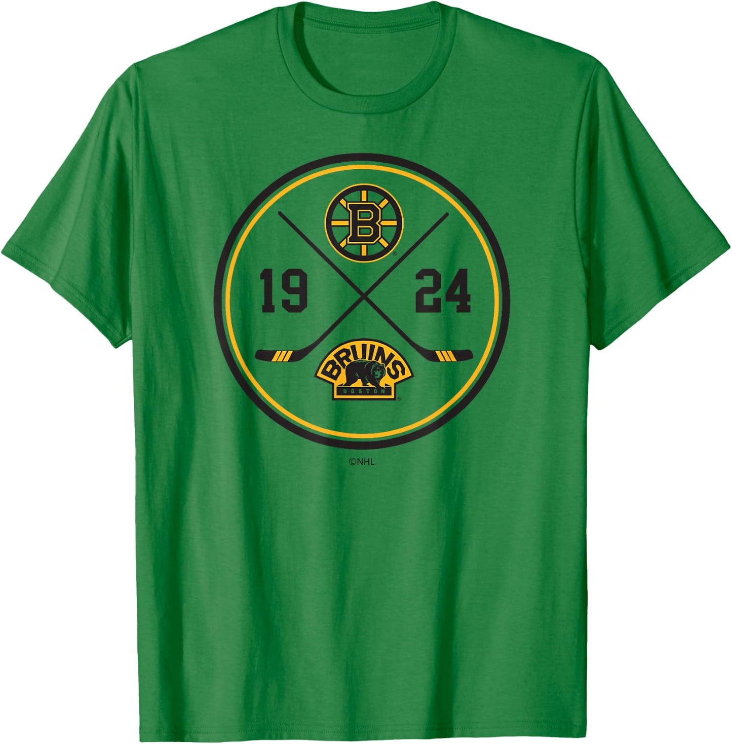 Boston Bruins Prize White Officially Licensed T-Shirt - T-Shirt | Irish Green