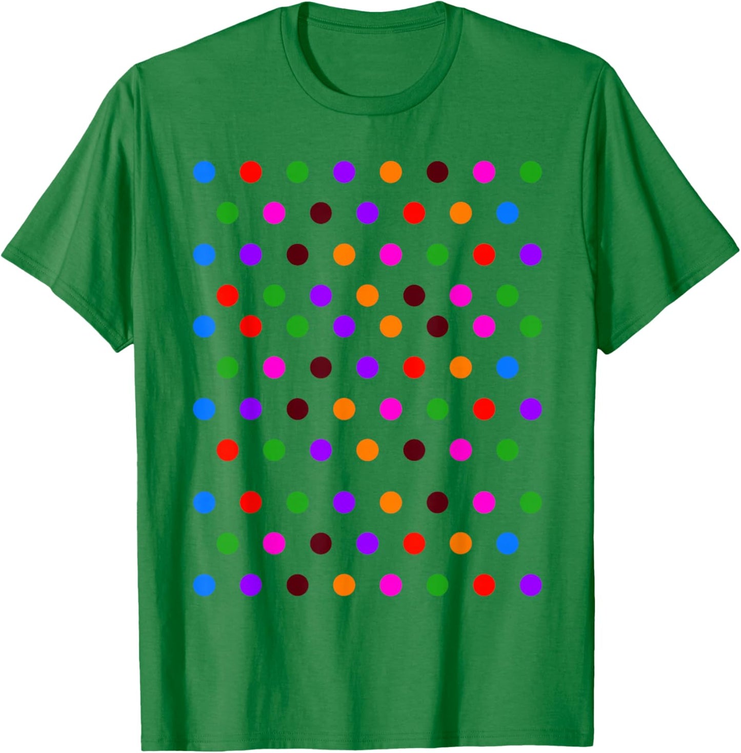 Colorful polka dot t shirt | a look beyond compare T-Shirt - T-Shirt | Irish Green