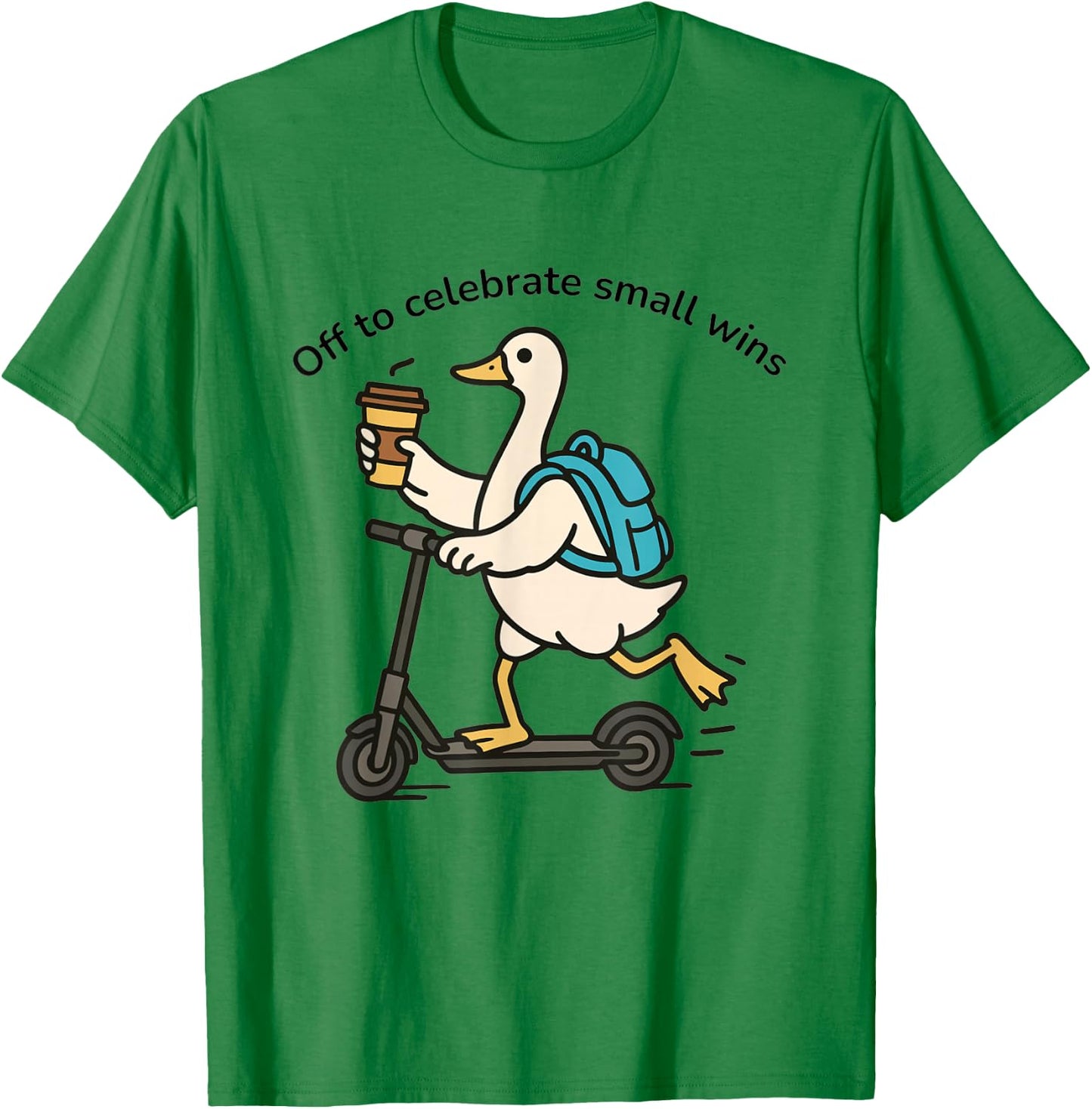 Early Intervention Goose SLP OT Off to Celebrate Small Wins T-Shirt - T-Shirt | Irish Green