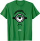 Minions Dick Big Face Costume Graphic T-Shirt - T-Shirt | Irish Green