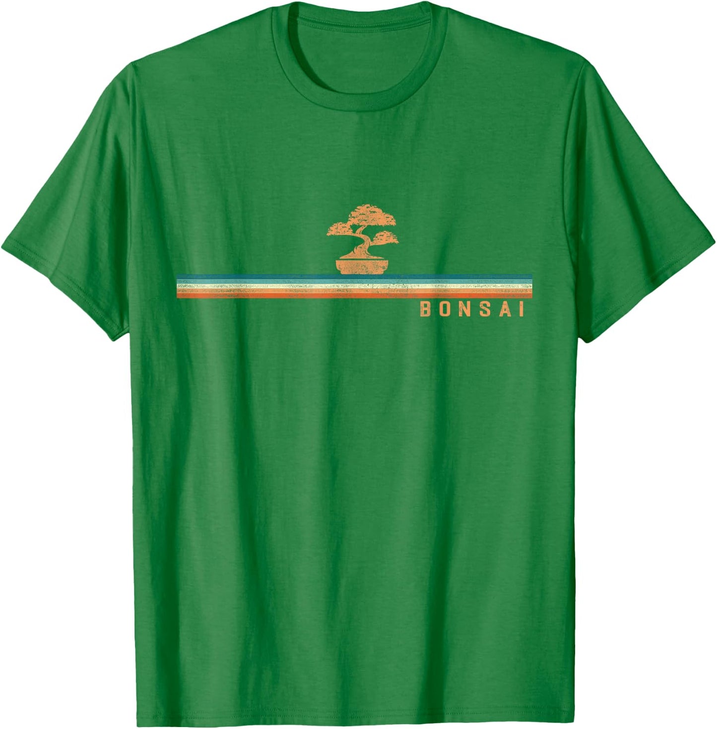 Bonsai Tree Retro Bonsai T-Shirt - T-Shirt | Irish Green