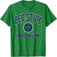 Bed-Stuy Brooklyn Text NYC Circle Dark Blue Print T-Shirt - T-Shirt | Irish Green