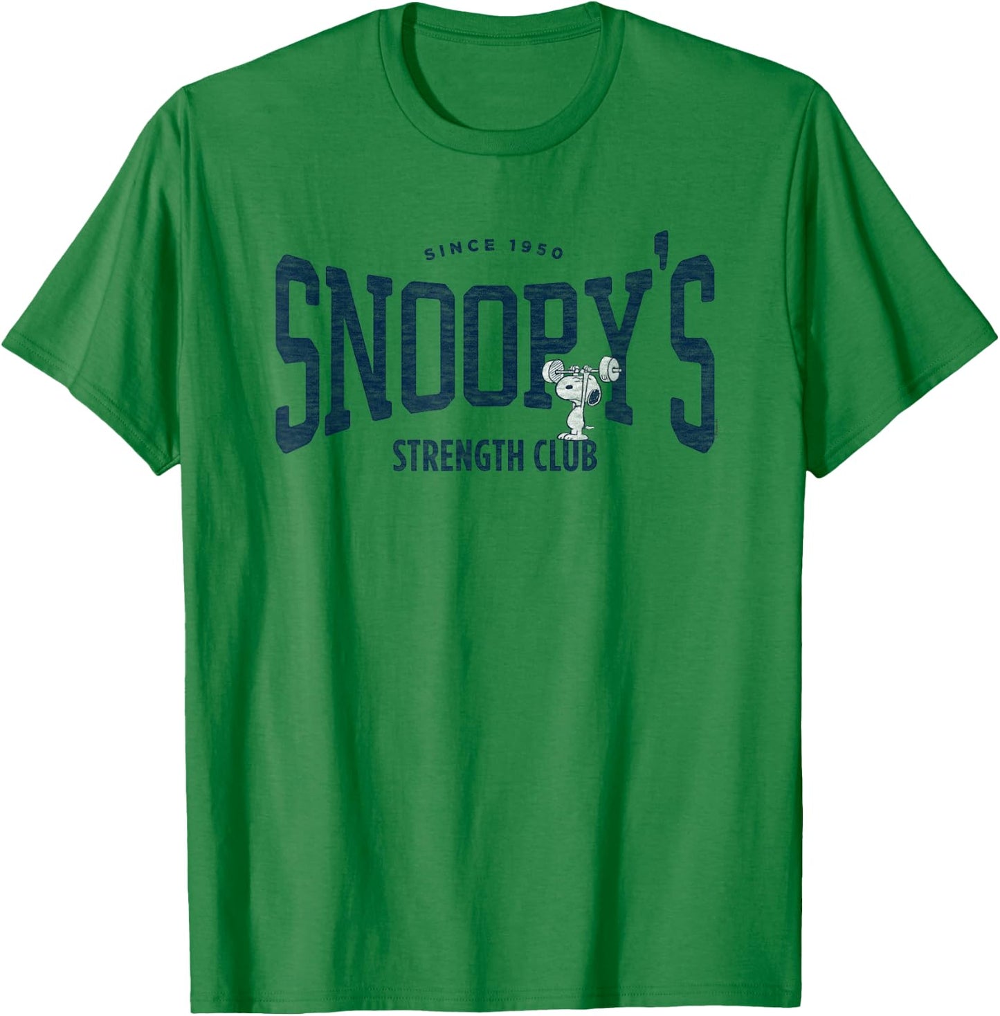 Peanuts Snoopy's Strength Club T-Shirt - T-Shirt | Irish Green