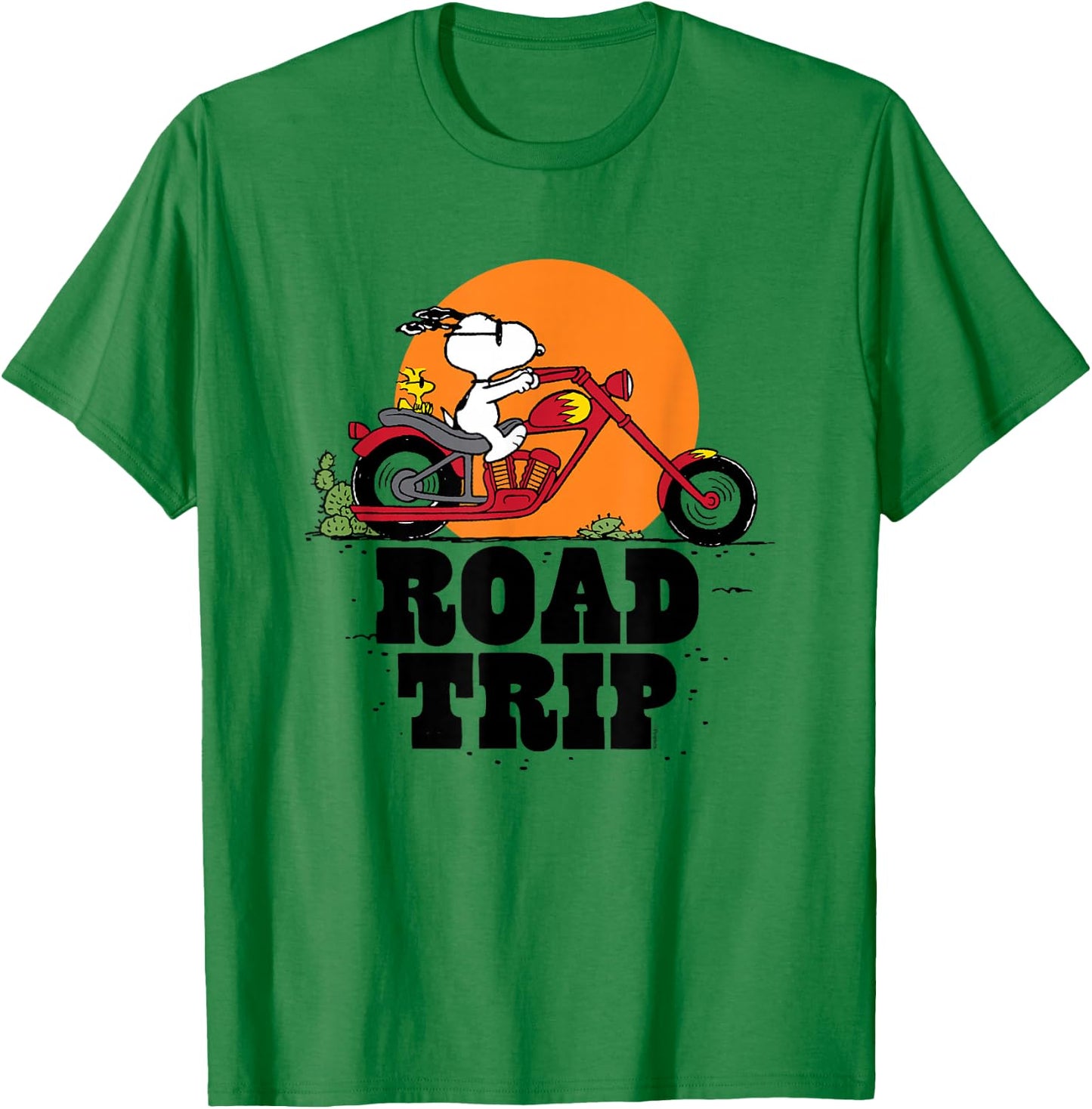 Peanuts Snoopy Road Trip , blue T-Shirt - T-Shirt | Irish Green