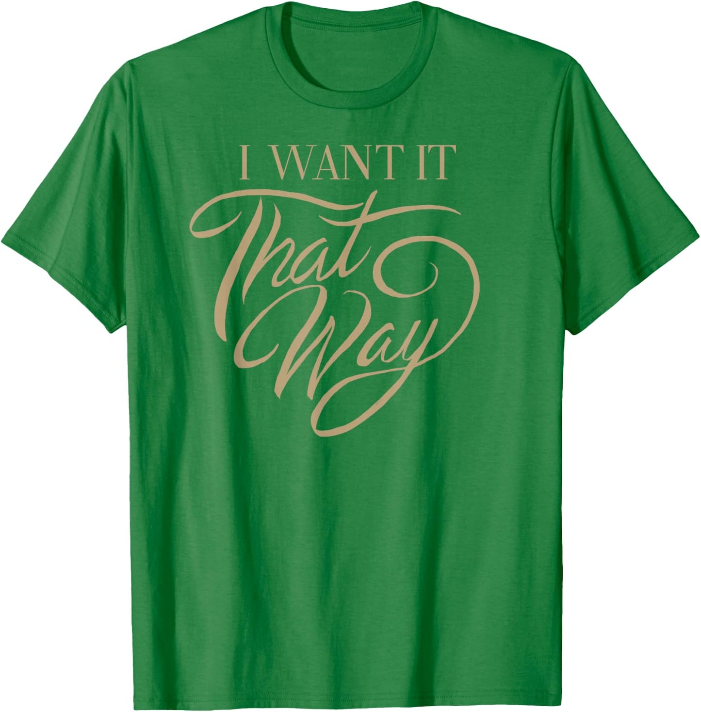 Backstreet Boys – Cursive IWITW T-Shirt - T-Shirt | Irish Green