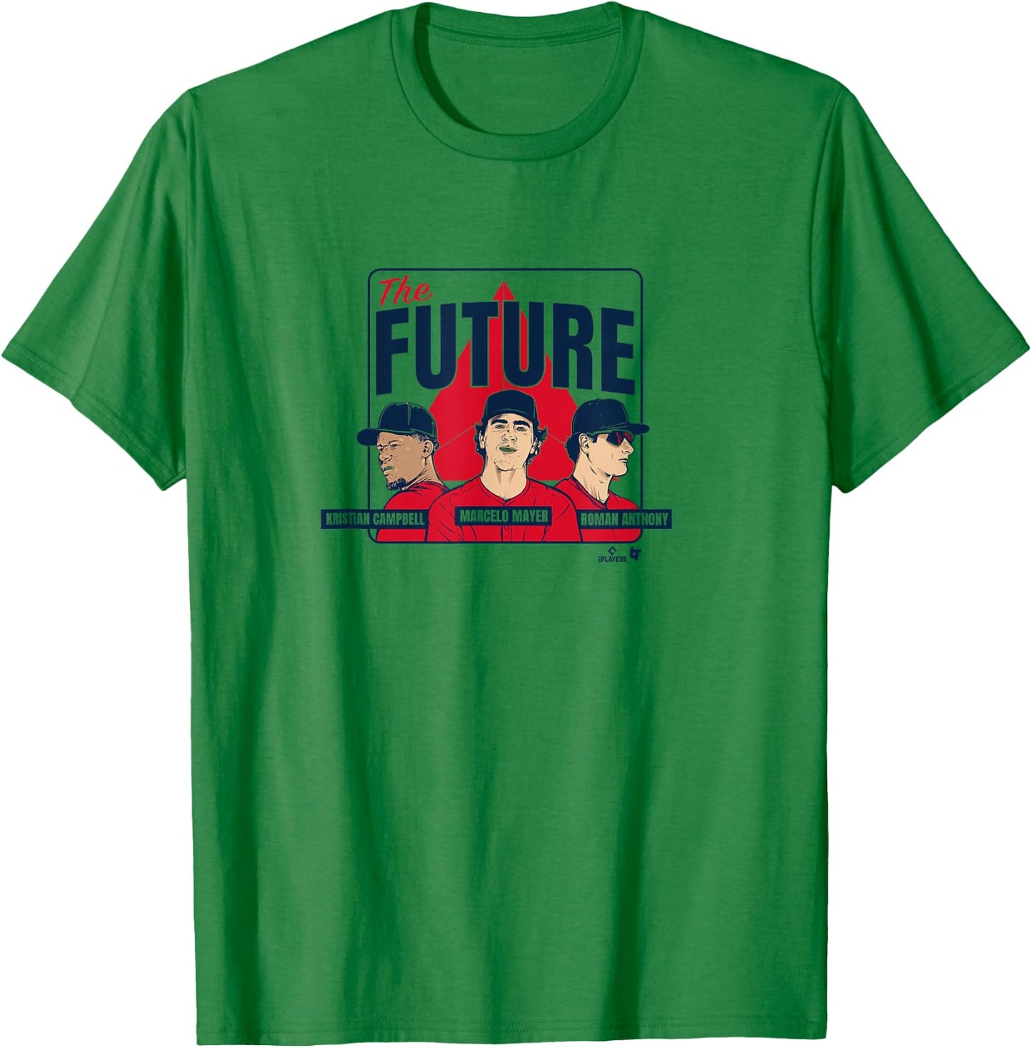 Roman Anthony, Kristian Campbell, & Marcelo Mayer - Boston T-Shirt - T-Shirt | Irish Green